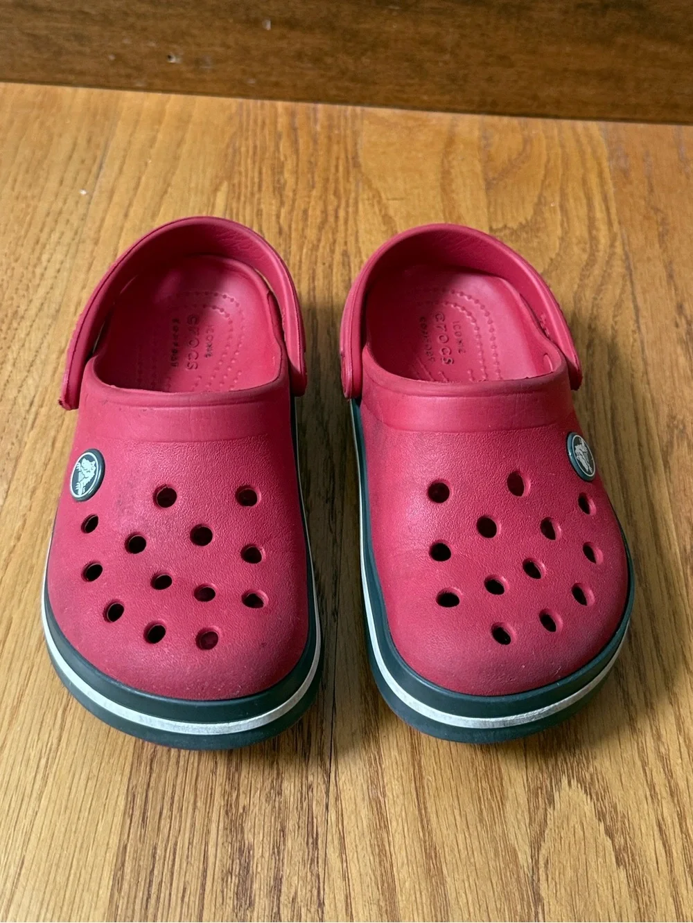 Crocband Red Clogs Kids Unisex Sporty Crocs Size 10